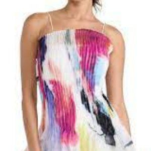 Aje Celestial Pleated Mini Dress